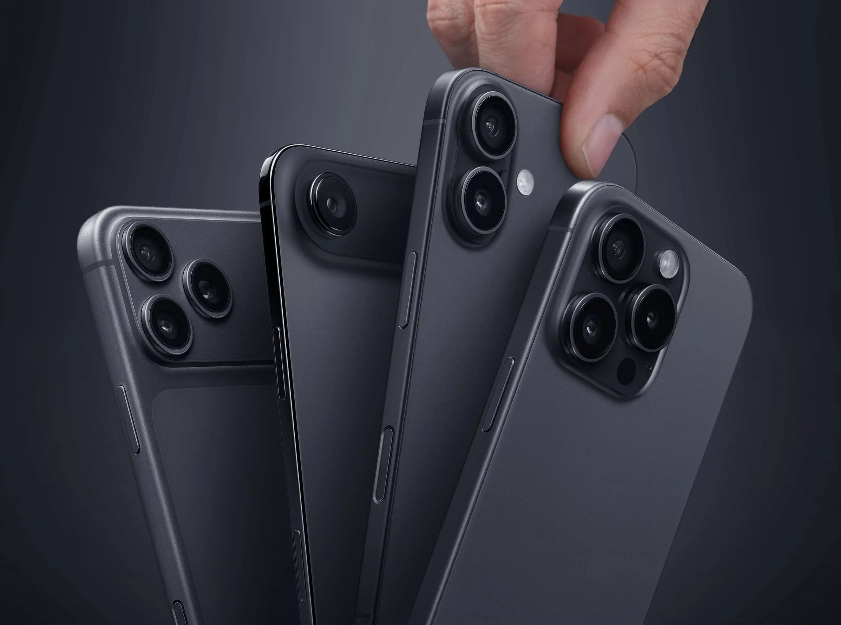 Plusieurs modèles d’iPhone alignés pour illustrer un guide d’achat